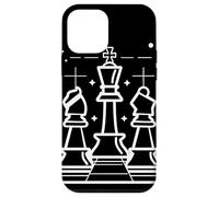 Ajedrez Piezas Una Línea Dibujo Juego de Mesa Carcasa para iPhone 12 mini