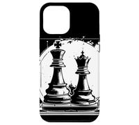 Ajedrez Reina y Rey Juego de Tablero Gráfico Hobby Carcasa para iPhone 12 Pro Max