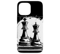 Ajedrez Reina y Rey Juego de Tablero Gráfico Hobby Carcasa para iPhone 13 Pro Max