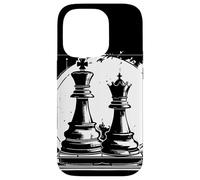 Ajedrez Reina y Rey Juego de Tablero Gráfico Hobby Carcasa para iPhone 14 Pro