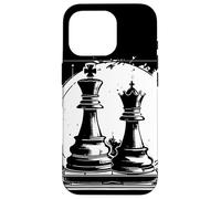 Ajedrez Reina y Rey Juego de Tablero Gráfico Hobby Carcasa para iPhone 16 Pro