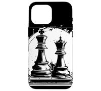 Ajedrez Reina y Rey Juego de Tablero Gráfico Hobby Carcasa para iPhone 16 Pro Max