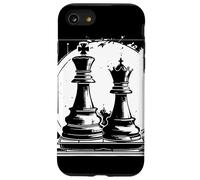Ajedrez Reina y Rey Juego de Tablero Gráfico Hobby Carcasa para iPhone SE (2020) / 7 / 8