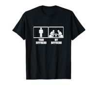 Ajedrez Tu Novio Mi Novio Divertido Ajedrez Camiseta