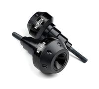 AJEVIE Protector De Carenado Deslizante De Marco De Protección contra Caídas De Motocicleta Protector De Almohadilla Antichoque para YH MT09 MT-09 FZ09 XSR900 XSR 900 Topes Anticaida Moto(Negro)