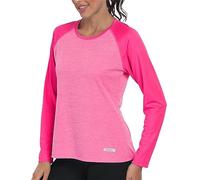 AjezMax Camiseta de Manga Larga para Mujer, Protección Solar UPF 50+ UV Camisa, Top de Gimnasia, Long-Sleeve Shirt, Secado rápido