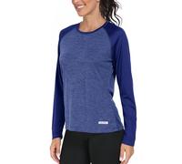 AjezMax Camiseta de Manga Larga para Mujer, Protección Solar UPF 50+ UV Camisa, Top de Gimnasia, Long-Sleeve Shirt, Secado rápido