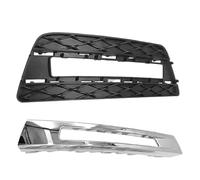 AJHJET Coche Luces Antiniebla Parachoques Delantero Circulación Diurna, Cubierta Luz Antiniebla, Parrilla Embellecedora Para Benz GL450 GL350 450(Silver Black Right)