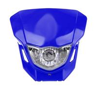 AJHJET Faro Delantero Para Motocicleta Halógeno H4 Para Motocross Para WR250F Para WR450F Para YZ250F Para YZ450F 2015 2016 2017 2018 2019 Faros Delanteros Moto(Azul)