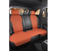 AJHJET Funda Protectora Cuero Transpirable para Asientos Coche para Lexus NX GS RX IS ES GX LX RC 200 250 350 LS 450H Fundas Asientos(Orange Rear Seat)