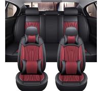 AJHJET Fundas para Coche 5 Plazas para Hyundai para Solaris para Creta para IX35 para Tucson para Getz para I30 para I40 para Elantra Fundas Asientos(B Black Red 5 Seats)