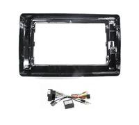 AJHJET Marco Panel Radio Montaje 9 "Radio Coche Fascias Android GPS MP5 Estéreo 2Din Unidad Principal Panel Marco Tablero para Citroen para C4 para C-Triomphe 2004-2014(2019 C4 A Set)