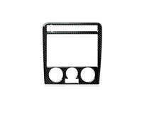 AJHJET Marco Panel Radio Montaje Moldura Adhesivo Interior Fibra Carbono. Panel CD Consola Central Coche para Seat Cordoba 6L 2003-2009 para Ibiza 2002-2007