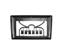 AJHJET Marco Panel Radio Montaje Panel Unidad Central Estéreo Salpicadero Coche Placa Frontal Universal 7 A 9 Pulgadas Dos 2 Doble DIN Marco Montaje(7inch to 9 Inch)