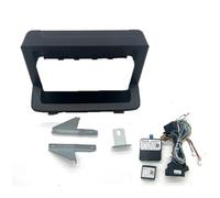 AJHJET Marco Panel Radio Montaje para Q3 2013-2018 9 Pulgadas Android Car Radio Fascias Estéreo 2DIN Unidad Principal Marco Tablero Panel Embellecedor Instalación(Frame and Cable)