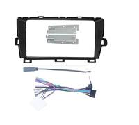 AJHJET Marco Panel Radio Montaje para Toyota para Prius 2010 9 Pulgadas Coche DVD CD Radio Android Estéreo Audio Pantalla Vídeo Multimedia Cables Navegación Marco Arnés(RHD)