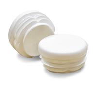 Ajile® - 16 piezas - Contera plasticó redonda de interior para tubo esterior diámetro 20 mm - BLANCA - EPR220x16-FBA