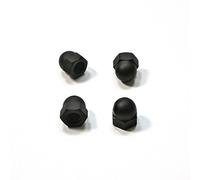 Ajile Tuerca Hexagonal Ciega DIN1587 de Protección Aislante en Plástico Poliamida NEGRO Diámetro de Rosca Métrica 8 mm M8 Llave de 13 mm - 20 Unidades - UBO108x20-FBA