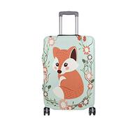 AJINGA Cute Fox - Protector de equipaje de viaje para maleta, M de 22 a 24 pulgadas, Multi1, M 22-24 in