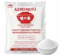 Ajinomoto en polvo, Glutamato Monosódico, Sazonador Umami en Polvo con Glutamato Monosódico (MSG), AJI NO Umami seasoning 99% Glutamato, Condimento potenciador del sabor, Paquete 200 g