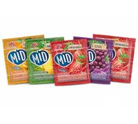 AJINOMOTO MID Bebida en Polvo Mix Clásico 5 Cajas x 15 Sobres - Sabores Fresa, Uva, Naranja y Piña | Refresco Instantáneo, Bajo en Azúcar, Fuente de Vitamina C, Preparación Rápida