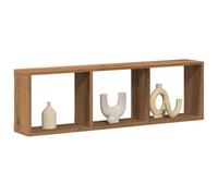 AJJHUUKI Inicio-Estantes, Estanterías de pared y letras, armario de pared 100x16x30 cm Artesanía Roble Ingeniería Madera