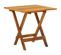 AJJHUUKI Mesas de exterior para exteriores, mesa de bistró, 46 x 46 x 47 cm, madera maciza de acacia