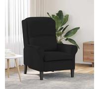 AJJHUUKI Sillón negro 76 x 94 x 102 cm microfibra