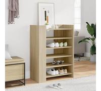 AJJHUUKI Zapatero Sonoma Oak 74,5 x 37,5 x 100 cm, madera de ingeniería