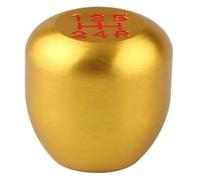 AJKSHDJA Perilla De Cambio De Marchas Manual Perillas De Cambio Coche Universales 5 Velocidades Palanca Cambios Manual Cabezal Extendido Aluminio(Amarillo)