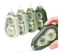 AJNZAU 5 Piezas Tipex Corrector, Cinta Correctora En Degradado Verde, Resistente, De Secado Rápido, Ideal Para Escuela Y Oficina, Fácil Aplicación