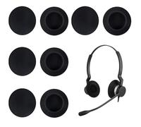 AJNZAU 8 Piezas Almohadillas Auriculares, Almohadillas De Espuma De Repuesto 5Cm, Compatibles Con Sennheiser, Epos, Cascos Gaming, Comodidad De Uso Óptima