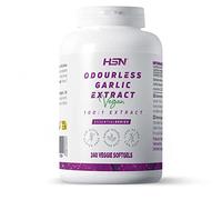 Extracto de aceite de ajo inodoro (100:1) 10mg - 240 perlas vegetales