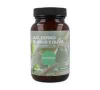 Ajo, espino blanco, olivo | 120 perlas | Naturitas Essentials | Salud cardiovascular natural | Mejora la circulación | Fitoterapia