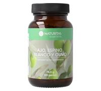 Ajo, Espino Blanco y Olivo | 120 Perlas | Naturitas Essentials | Corazón