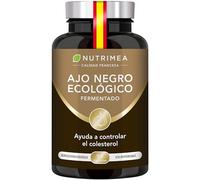 Ajo Negro Fermentado Nutrimea l Bajar Colesterol Antioxidante Natural | 90 Cápsulas de Origen Vegetal Fabricado en Francia