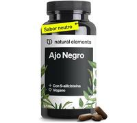 Ajo Negro - Raíz milagrosa con s-alilcisteína - Sin olor ni sabor - 45 cápsulas de 600 mg cada una - Ajo natural en alta dosificación - Vegano y probado en laboratorio en Alemania