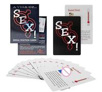 AJOHBM Baraja de 50 Cartas para Regalos - Juego de Mesa Adulto para Parejas, Versión Española -1219ZS