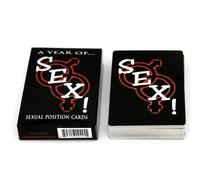 AJOHBM Chispa de Pareja Juego de 50 Cartas Apasionadas para Esposos Ideal para Viajar 0423