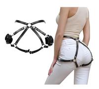 AJOHBM Cinturón Colgante Punk Gótico - Joyería multifuncional para Fiesta, Señoras y Accesorios Fitness Decoración Piernas-D25Y6Z