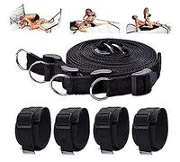 AJOHBM Correas Juegos Pilates Roleplay - Ejercicios Elásticas Yoga B-D/S/M Fitness Sets Exploración Premium Cuero Cinturones Nylon Accesorio para parejas 8Y11