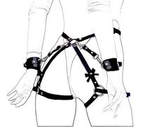 AJOHBM Cosplay para Mujeres Yoga Sḝẋ~Shȯp con Decoración PU ajustable Correa.-Y10D21W