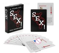 AJOHBM de Dormitorio para Parejas para Hombres o Mujeres Set de 50 Accesorios Juegos de Póquer Juegos de Cartas Regalos -YD524