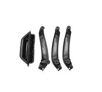 AJOHBM Juego De 4 Manijas Interiores Para Puertas Delanteras Y Traseras Para X3 X4 F25 F26 2011 2012 2013 2014 2015 2016(RHD Carbon Fiber)