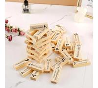 AJOHBM Juego de Destreza para Parejas en Madera, 48 Bloque, Set Portátil para Excursiones y Tiempo en Pareja, Creando Recuerdos 1112