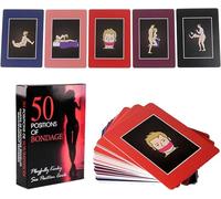 AJOHBM Juego Interactivo con Juego de Mesa y de 50 Cartas + Provoca Conversaciones Divertidas para Parejas, Fiestas y Reuniones Sociales - ZF124