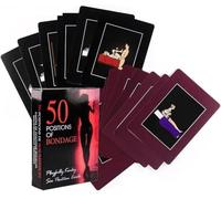 AJOHBM Juegos de Cartas Entretenimiento para Parejas Set de 50 Cartas, Incluyendo Juegos de Mesa Accesorios de Dormitorio Cartas-D14Y05