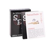AJOHBM Juegos de Cartas Pack de 50 Cartas - Juegos de Mesa y Fiesta para Parejas con Mujeres o Hombres -5D23Y9