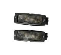 AJOHBM Para Golf MK4 Para Passat B5 1998-2005 Para Beetle 1999-2010 Para Bora Para Tiguan MK1 Luz Lectura Interior Negra Lámpara Techo Trasera 3BD947291