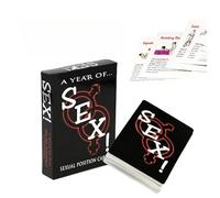 AJOHBM para Parejas para Hombres o Mujeres de Dormitorio Juegos de Cartas Regalos Juegos de Póquer Set de 50 Accesorios-YD524
